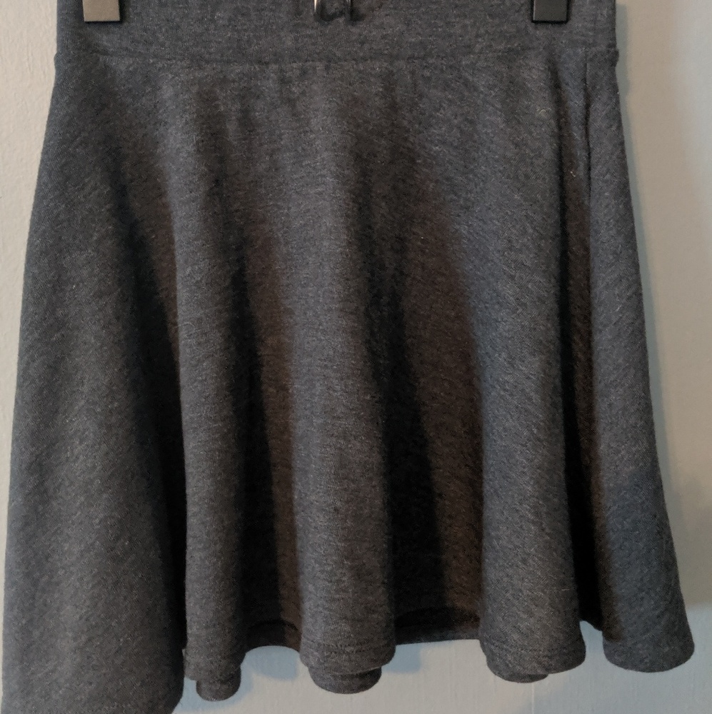 Grey skater skirt